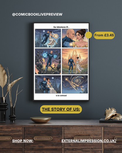 The Story of Us: Your Custom Comic Book Page