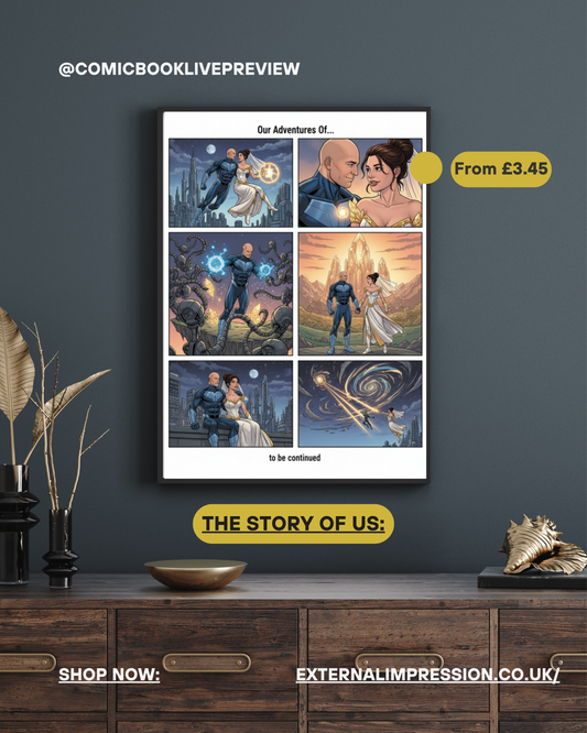 The Story of Us: Your Custom Comic Book Page