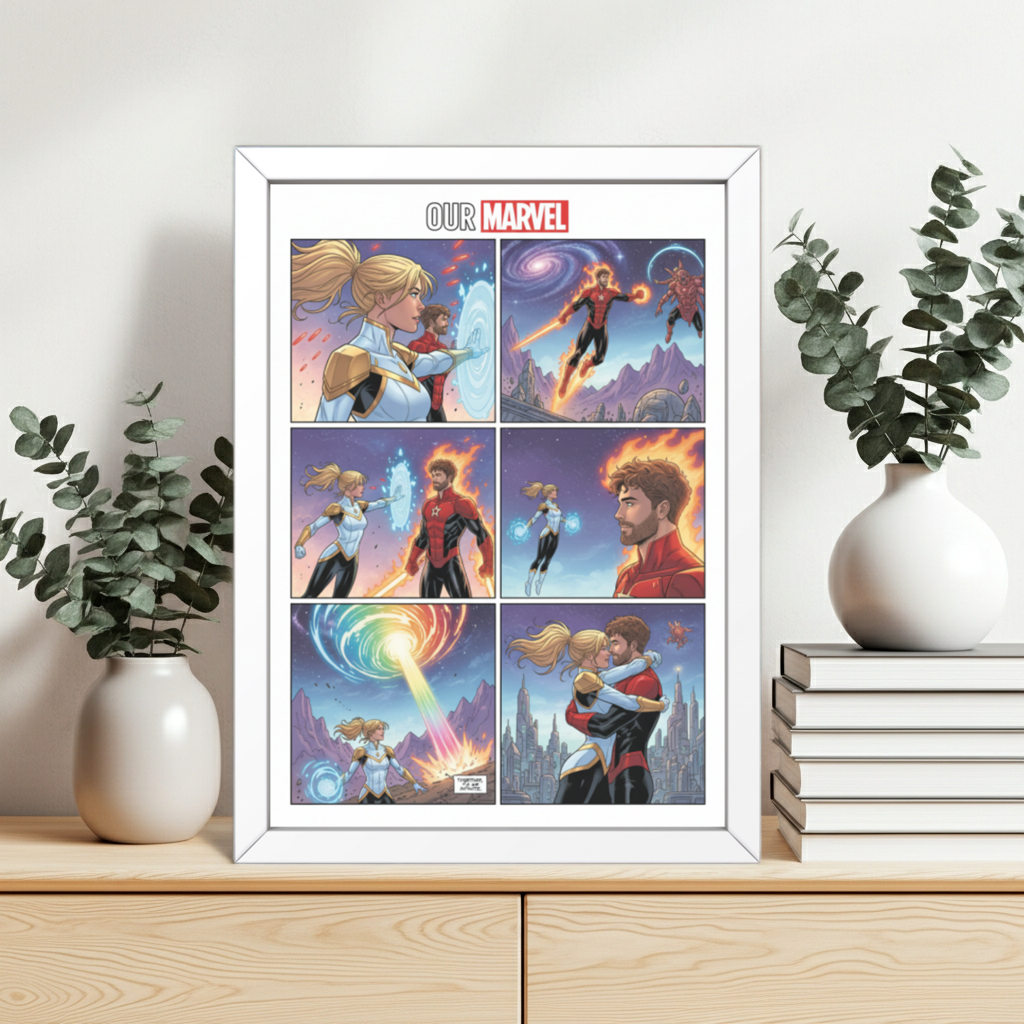 The Story of Us: Your Custom Comic Book Page